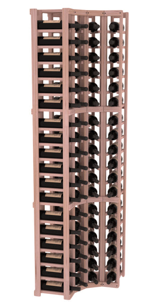 Elementcollection 4 Column Corner Wood Wine Rack Unstained