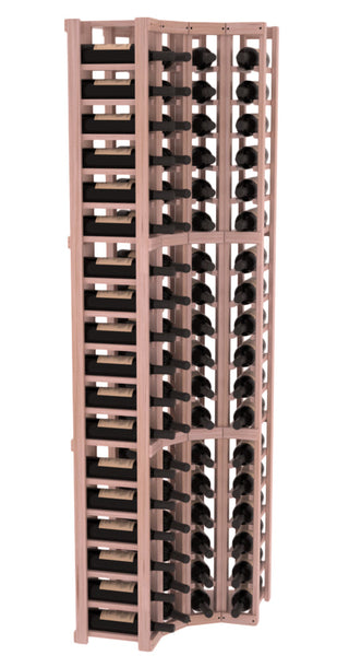 Elementcollection 4 Column Corner Wood Wine Rack Unstained