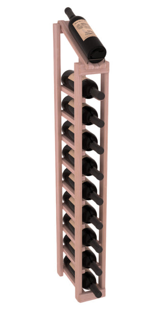 Elementcollection 1 Column 10 Bottle Display Top Wood Wine Rack Unstained