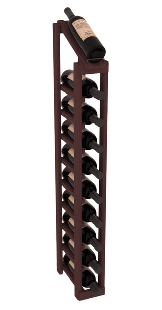 Elementcollection 1 Column 10 Bottle Display Top Wood Wine Rack Walnut Stained