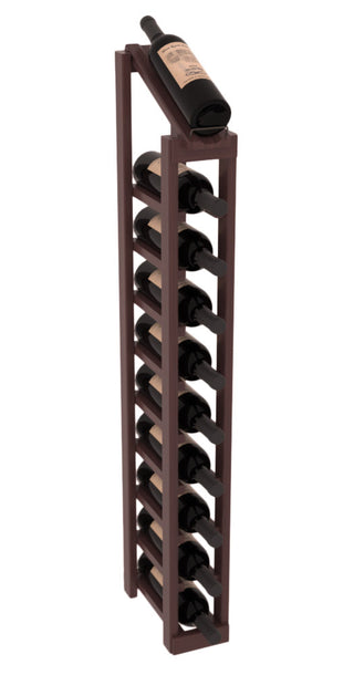 Elementcollection 1 Column 10 Bottle Display Top Wood Wine Rack Walnut Stained