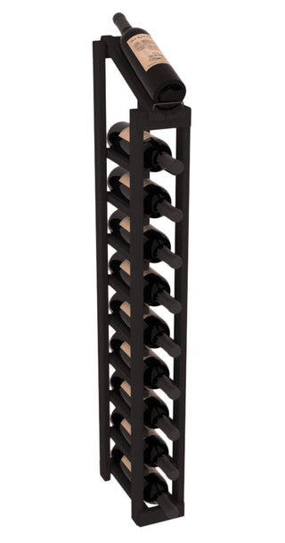 Elementcollection 1 Column 10 Bottle Display Top Wood Wine Rack Black Stained