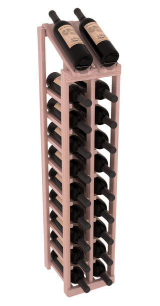Elementcollection 2 Column 10 Bottle Display Top Wood Wine Rack Unstained