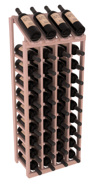 Elementcollection 4 Column 10 Column Display Wood Wine Rack Unstained
