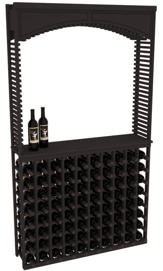 Elementcollection 42 5 Wood Wine Cellar Arch Black Stained