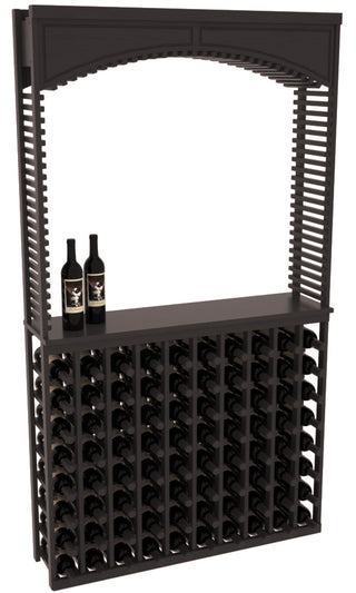 Elementcollection 42 5 Wood Wine Cellar Arch Black Stained