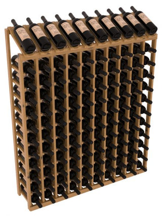 Elementcollection 10 Column 12 Row Display Top Wine Rack Cherry Stained