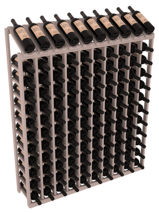 Elementcollection 10 Column 12 Row Display Top Wine Rack Black Stained
