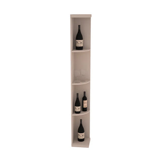Elementcollection Quarter Round Display Wood Wine Rack Unstained