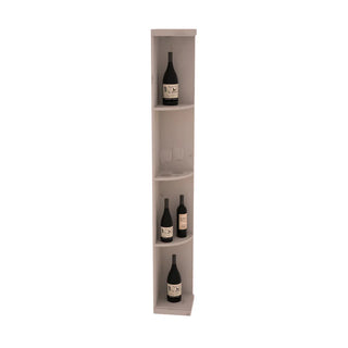 Elementcollection Quarter Round Display Wood Wine Rack Unstained