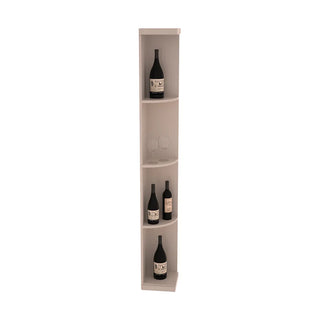 Elementcollection Quarter Round Display Wood Wine Rack Unstained