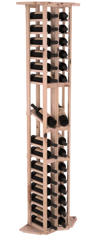 Elementcollection 2 Column Corner Display Row Wood Wine Rack Unstained