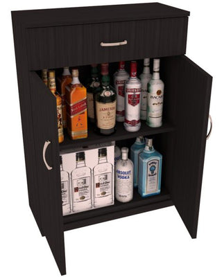 Elementcollection 26Ft Liquor Base Cabinet Black Stained