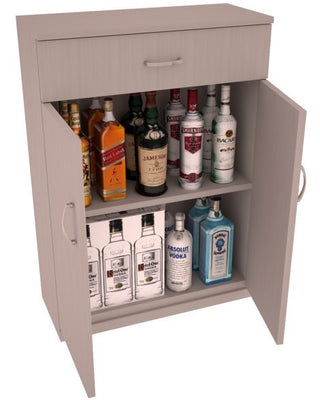 Elementcollection 26Ft Liquor Base Cabinet Greywash Stained