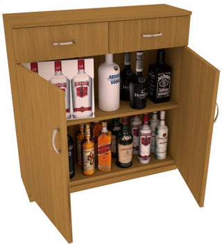 Elementcollection 35Ft Liquor Base Cabinet Oak Stained