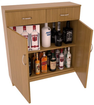 Elementcollection 35Ft Liquor Base Cabinet Oak Stained