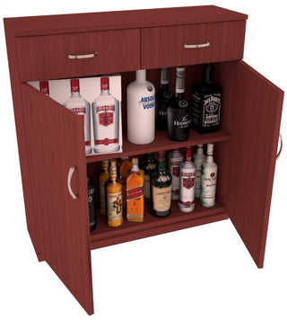 Elementcollection 35Ft Liquor Base Cabinet Cherry Stained