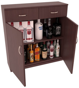 Elementcollection 35Ft Liquor Base Cabinet Walnut Stained