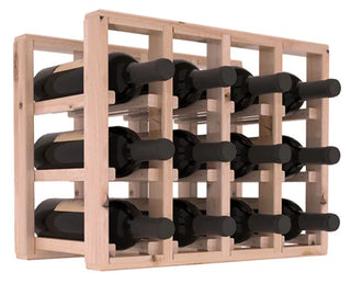 Elementcollection 4 Column Standard Wood Wine Rack Extender Unstained