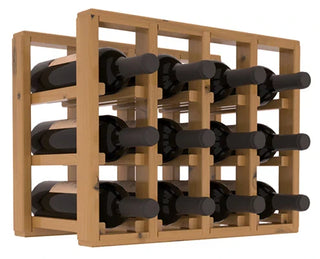 Elementcollection 4 Column Standard Wood Wine Rack Extender Oak Stained