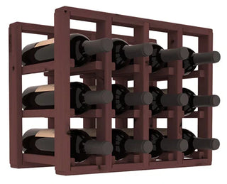 Elementcollection 4 Column Standard Wood Wine Rack Extender Walnut Stained