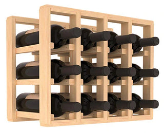 Elementcollection 4 Column Standard Wood Wine Rack Extender Unstained