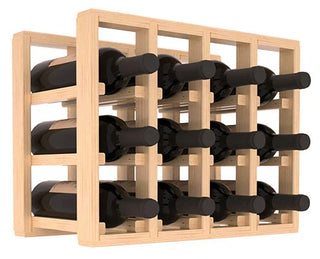 Elementcollection 4 Column Standard Wood Wine Rack Extender Unstained