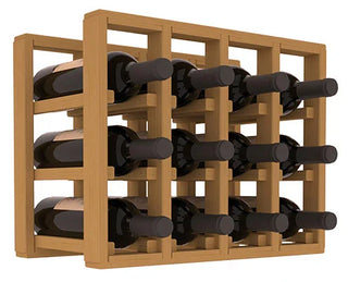 Elementcollection 4 Column Standard Wood Wine Rack Extender Oak Stained