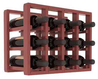 Elementcollection 4 Column Standard Wood Wine Rack Extender Cherry Stained