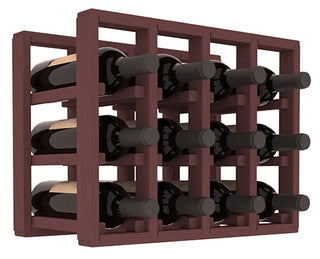 Elementcollection 4 Column Standard Wood Wine Rack Extender Walnut Stained