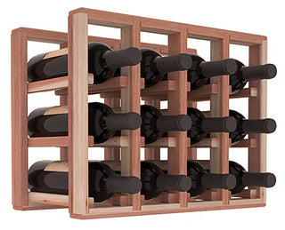 Elementcollection 4 Column Standard Wood Wine Rack Extender Unstained