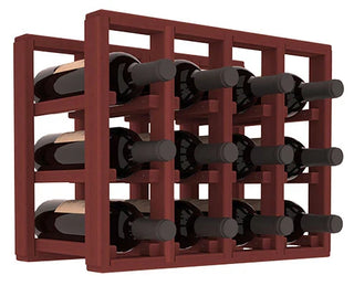 Elementcollection 4 Column Standard Wood Wine Rack Extender Cherry Stained
