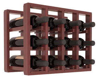 Elementcollection 4 Column Standard Wood Wine Rack Extender Cherry Stained
