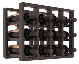 Elementcollection 4 Column Standard Wood Wine Rack Extender Black Stained