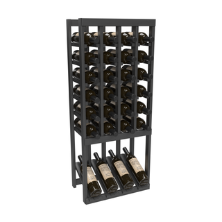 Elementcollection 4 Column High Reveal Wood Wine Rack Cherry Stained