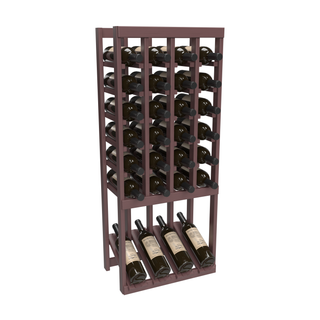 Elementcollection 4 Column High Reveal Wood Wine Rack Cherry Stained