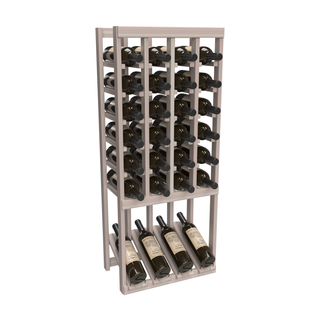 Elementcollection 4 Column High Reveal Wood Wine Rack Walnut Stained