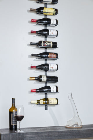 wine bottle display
