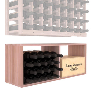 Elementcollection 8 Column Wood Wine Bin Extender Unstained