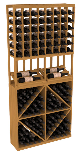 Elementcollection 8 Column Side Display 96 Wine Bin Combo Unstained