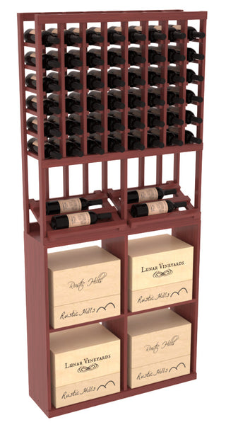 Elementcollection 8 Column Side Display 96 Case Combo Black Stained