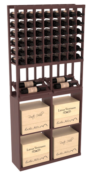 Elementcollection 8 Column Side Display 96 Case Combo Black Stained