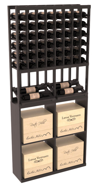 Elementcollection 8 Column Side Display 96 Case Combo Greywash Stained