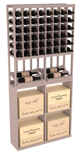 Elementcollection 8 Column Side Display 96 Case Combo Cherry Stained