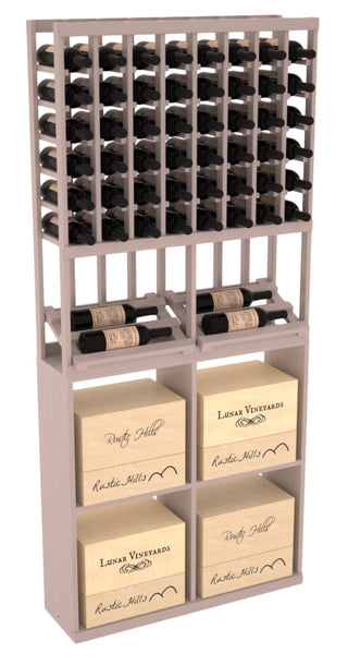 Elementcollection 8 Column Side Display 96 Case Combo Greywash Stained