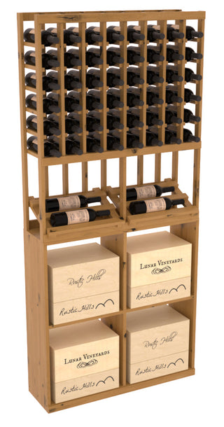 Elementcollection 8 Column Side Display 96 Case Combo Black Stained
