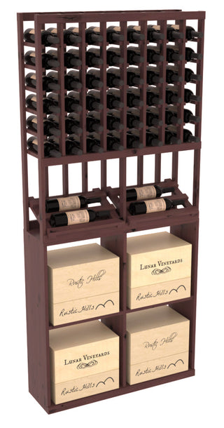 Elementcollection 8 Column Side Display 96 Case Combo Unstained