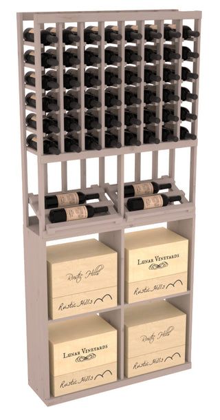 Elementcollection 8 Column Side Display 96 Case Combo Cherry Stained
