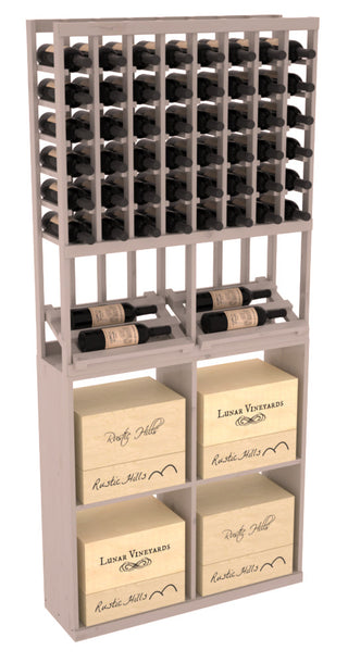 Elementcollection 8 Column Side Display 96 Case Combo Cherry Stained