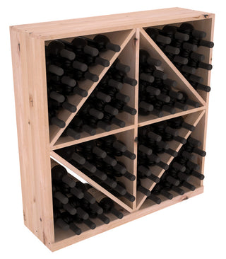 Elementcollection Diamond Wine Bin With Top Unstained